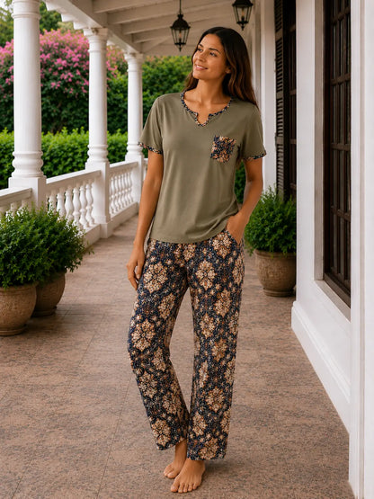 Pyjama femme - ensemble nuit orientale LB Pyjama