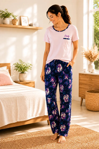 Pyjama femme - ensemble rose du jardin (Copie) LB Pyjama
