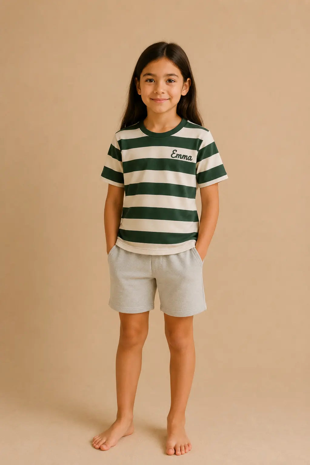 Pyjama fille - ensemble jardin anglais