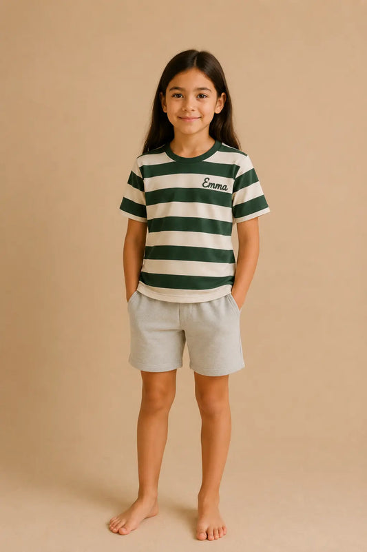 Pyjama fille - ensemble jardin anglais