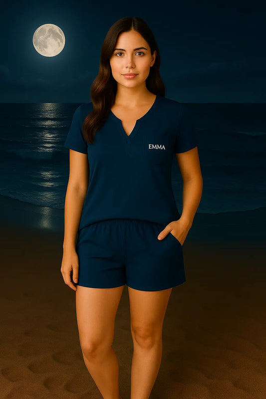 Pyjama femme ensemble douce nuit urbain LB Pyjama
