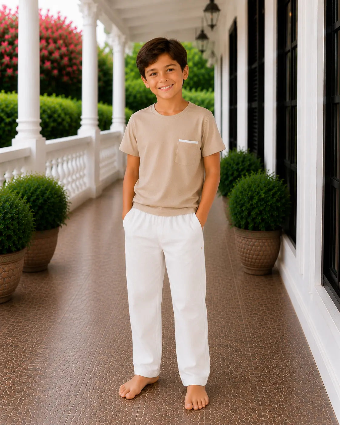 Pyjama garçon - ensemble brise tropicale LB Pyjama