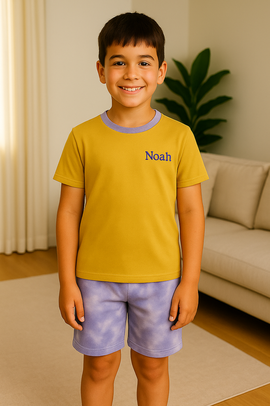 Pyjama garçon ensemble Lumière et Lavande LB Pyjama