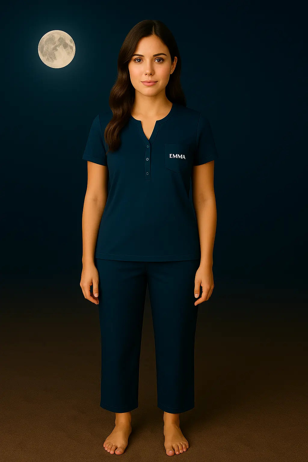 Pyjama femme ensemble clair de lune LB Pyjama