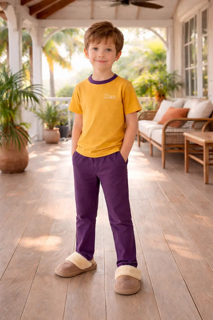 Pyjama garçon ensemble Lumière et Lavande LB Pyjama