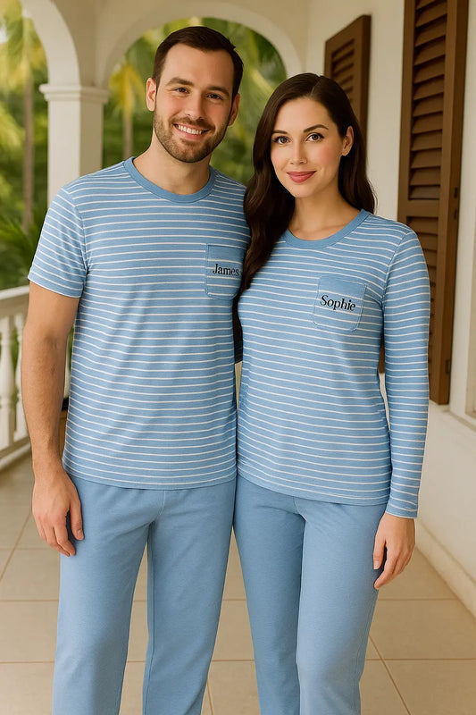 Pyjama couple ensemble douce harmonie LB Pyjama