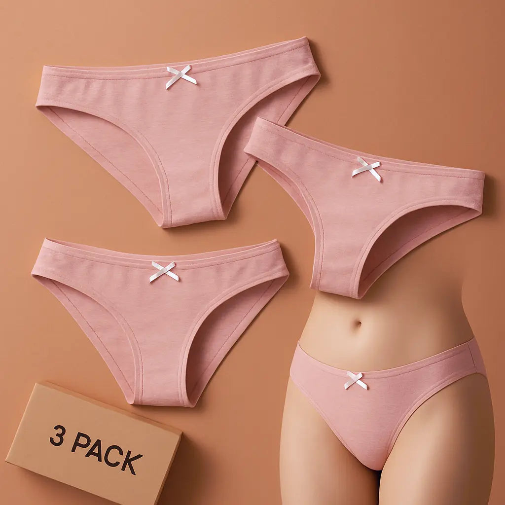 Lot de 3 culottes femmes : confort et douceur LB Pyjama