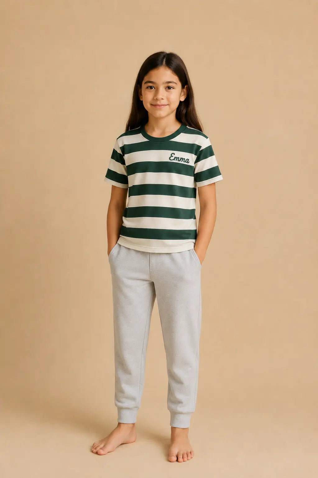 Pyjama fille - ensemble jardin anglais