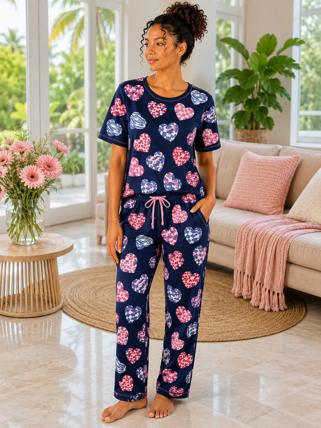 Pyjama femme - ensemble sourire du matin (Copie) LB Pyjama