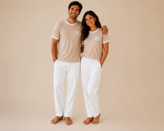Pyjama couple - ensemble brise tropicale