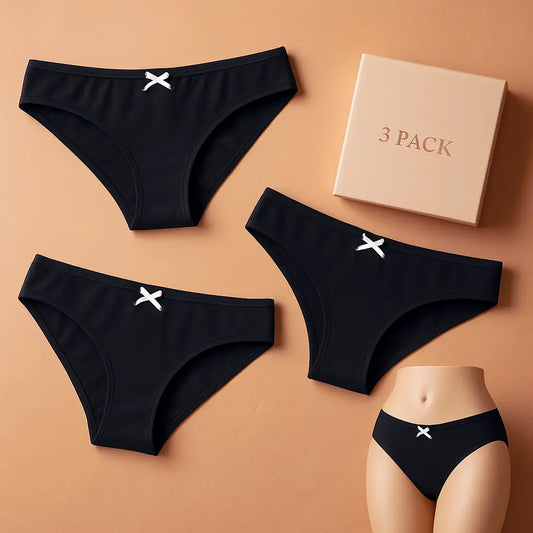 Lot de 3 culottes femmes : confort et douceur LB Pyjama