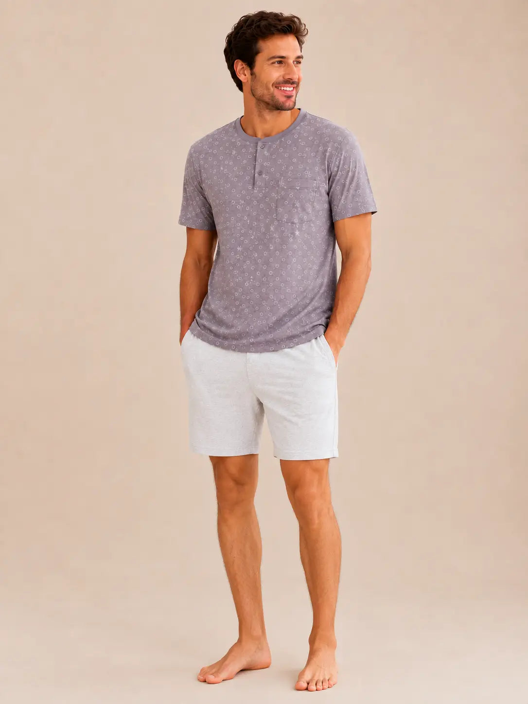 Pyjama homme - ensemble Dimanche Cocooning LB Pyjama