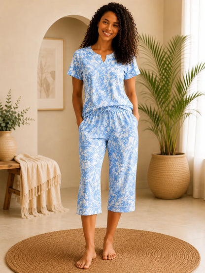 Pyjama Femme – Ensemble Coeur Océan
