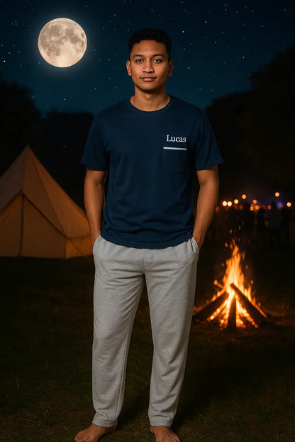 Pyjama homme océanique : calme et sérénité LB Pyjama