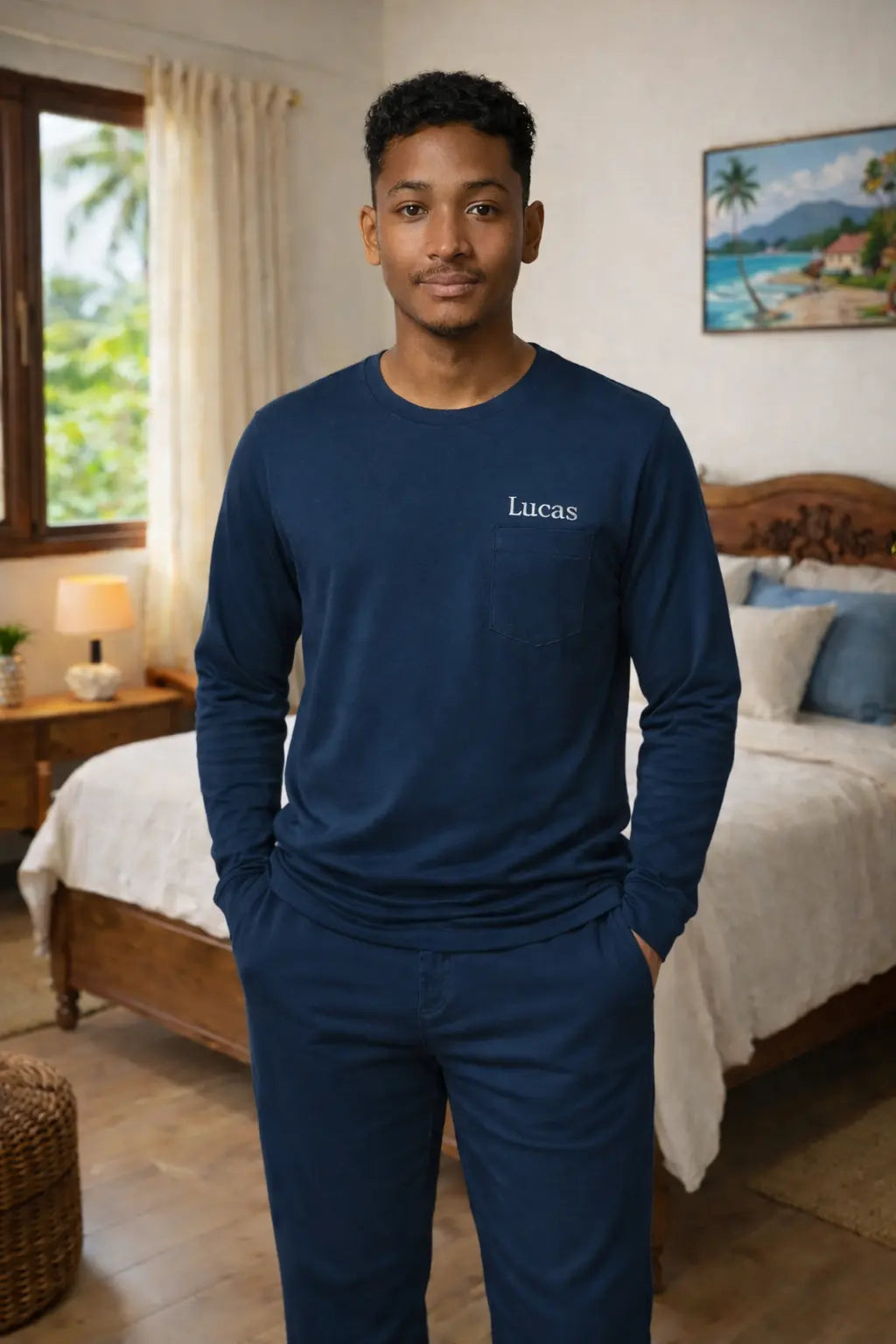 Pyjama Homme ensemble sommeil  profond  LB Pyjama