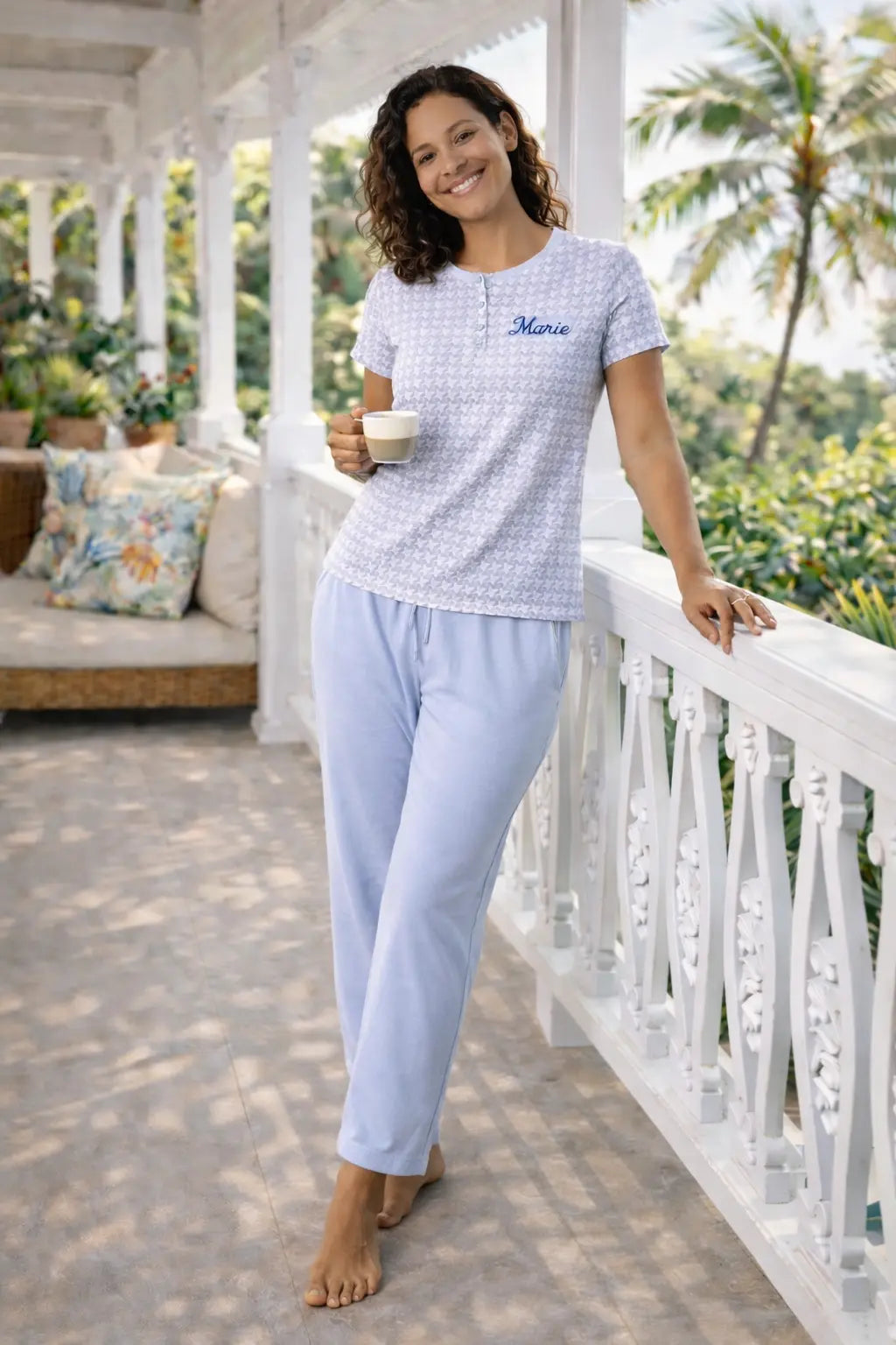 Pyjama femme - ensemble sourire du matin