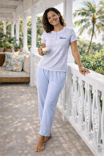 Pyjama femme - ensemble sourire du matin
