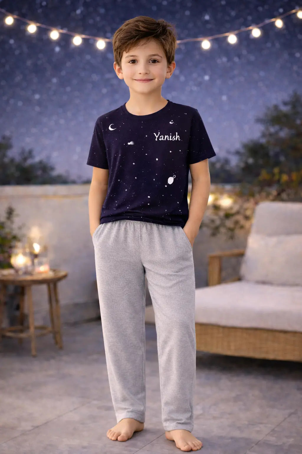 Pyjama garçon - ensemble ciel profond LB Pyjama