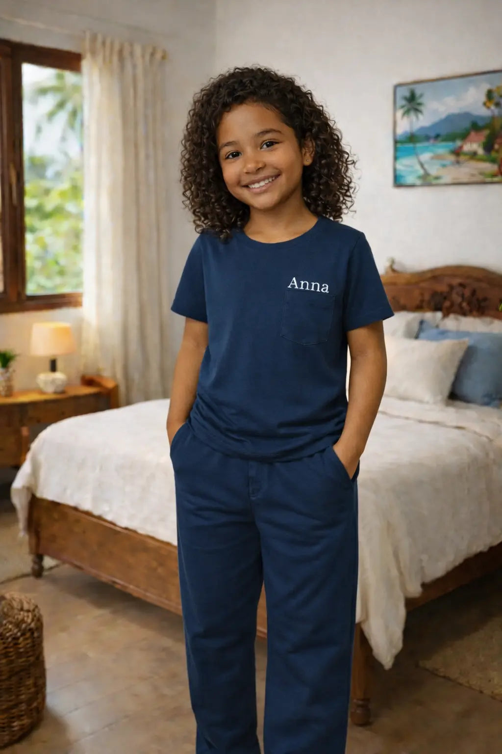 Pyjama fille ensemble sommeil profond LB Pyjama
