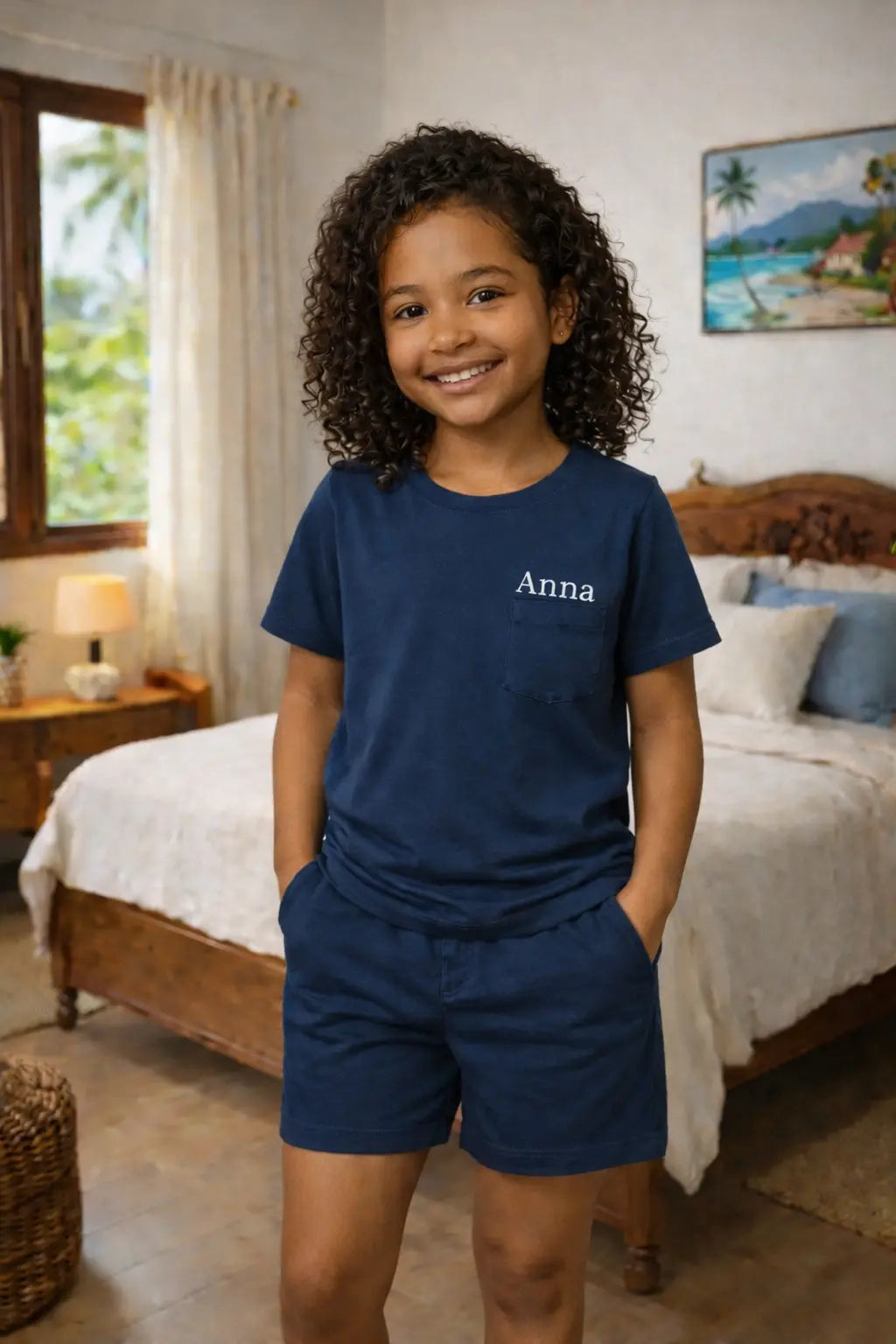 Pyjama fille ensemble sommeil profond LB Pyjama