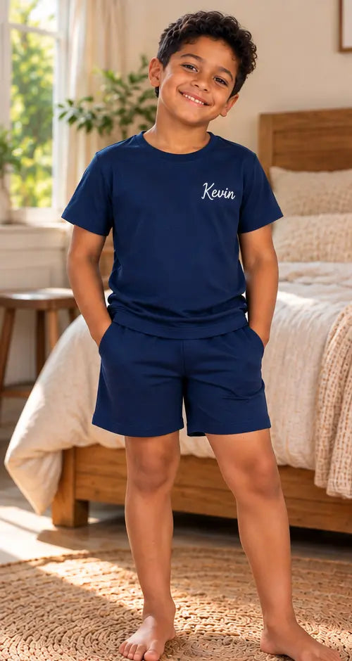 Pyjama garçon Sommeil Profond - short manches courtes - Kevin